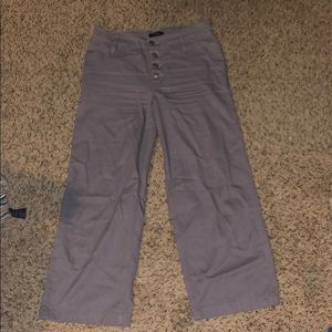 J. Crew wide leg crop pants